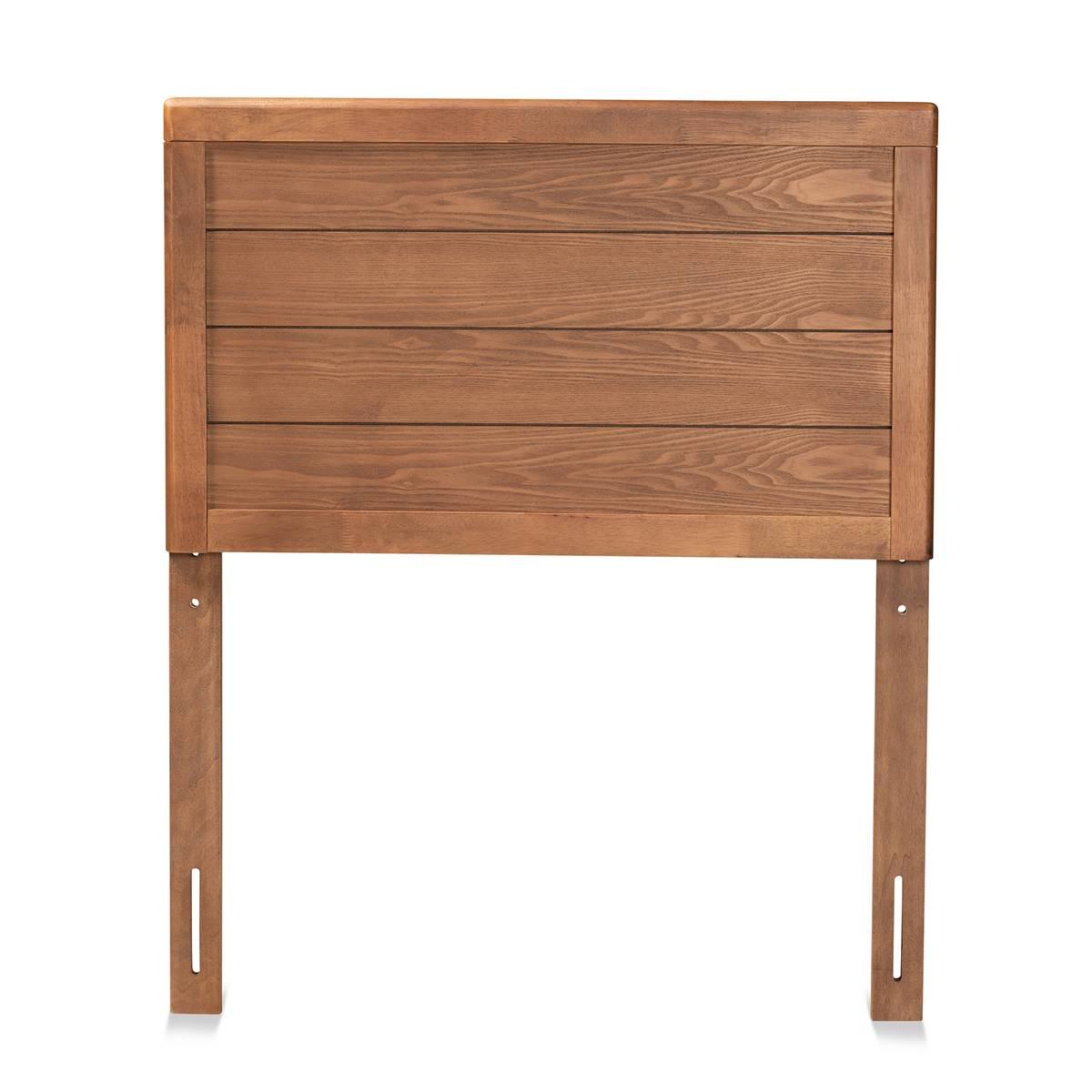 Baxton Studio Seren Walnut Brown Wood Twin Size Headboard