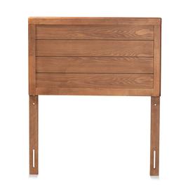 Baxton Studio Seren Walnut Brown Wood Twin Size Headboard
