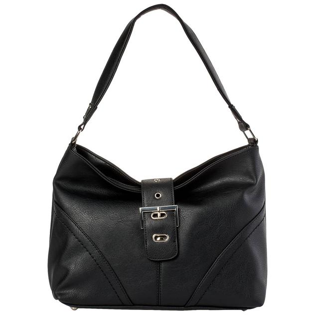 DS Fashion Slouchy Hobo With Buckle Belt