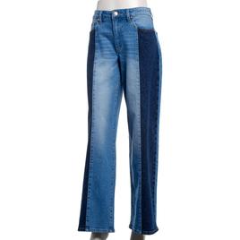 Juniors Madden Girl Color Block Wide Leg Jeans