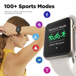 Adult Unisex iTouch Air 4 Titanium Smart Watch - TA4M01-TM1