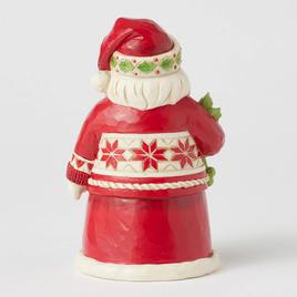 Jim Shore Nordic Noel Santa Pint Christmas Figurine