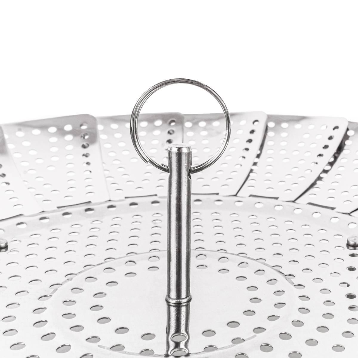 BergHOFF Stainless Steel 10in. Foldable Steamer Basket
