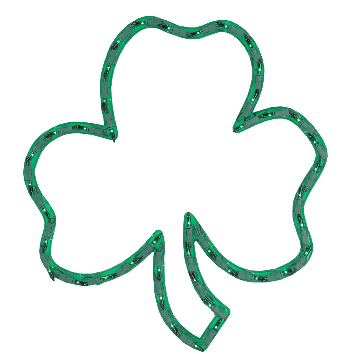 Northlight Seasonal Lighted Irish Shamrock Window Silhouette