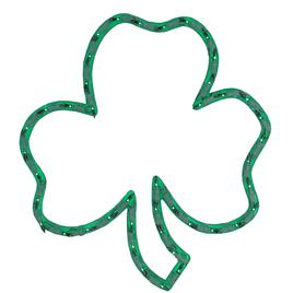Northlight Seasonal Lighted Irish Shamrock Window Silhouette