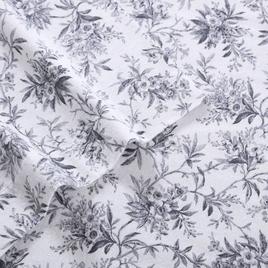 Laura Ashley Faye Toile Cotton Flannel Sheet Set