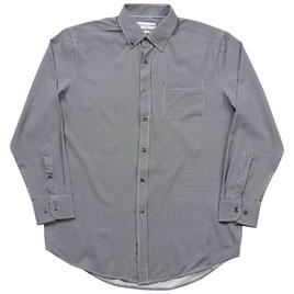 Mens Christian Aujard Checkered Dress Shirt - Black/White