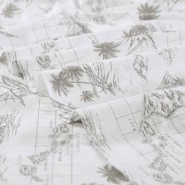 Tommy Bahama Vintage Map 200TC 4pc. Cotton Percale Sheet Set