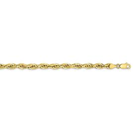 Unisex Gold Classics(tm) 10kt. 4.75mm 26in. Semi-Solid Rope Chain
