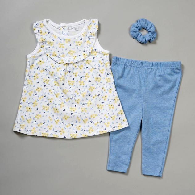 Baby Girl (12-24M) René Rofé® Ditsy Flower Tank & Leggings Set