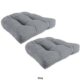 Jordan Manufacturing 2pc. 19in. Tory Wicker Chair Cushions