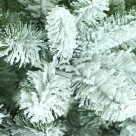 Puleo International 9ft. Non-Lit Flocked Virginia Pine Tree