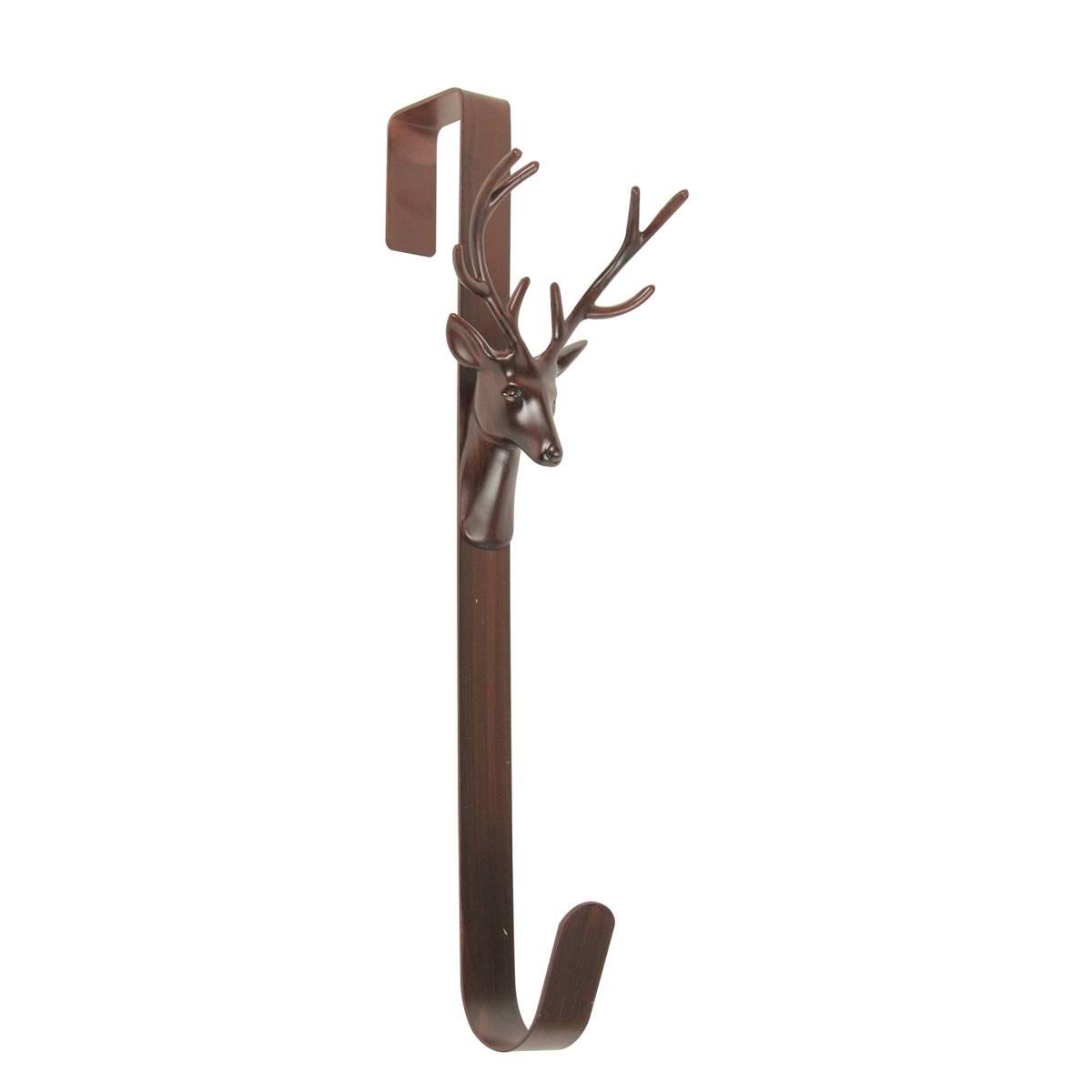Northlight Seasonal Deer Over the Door Christmas Wreath Hanger