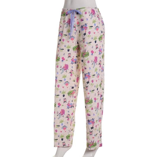 Womens HUE® Lounging Flamingos Pajama Pants