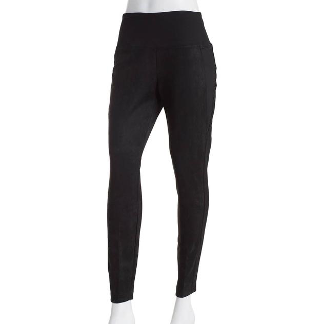 Womens Zac & Rachel Slim Leg Solid Compression Pants