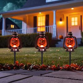 Northlight Seasonal Halloween Jack O'' Lantern Lights - Set of 3