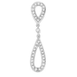 Diamond Classics™ Diamond Double Tear Drop Necklace