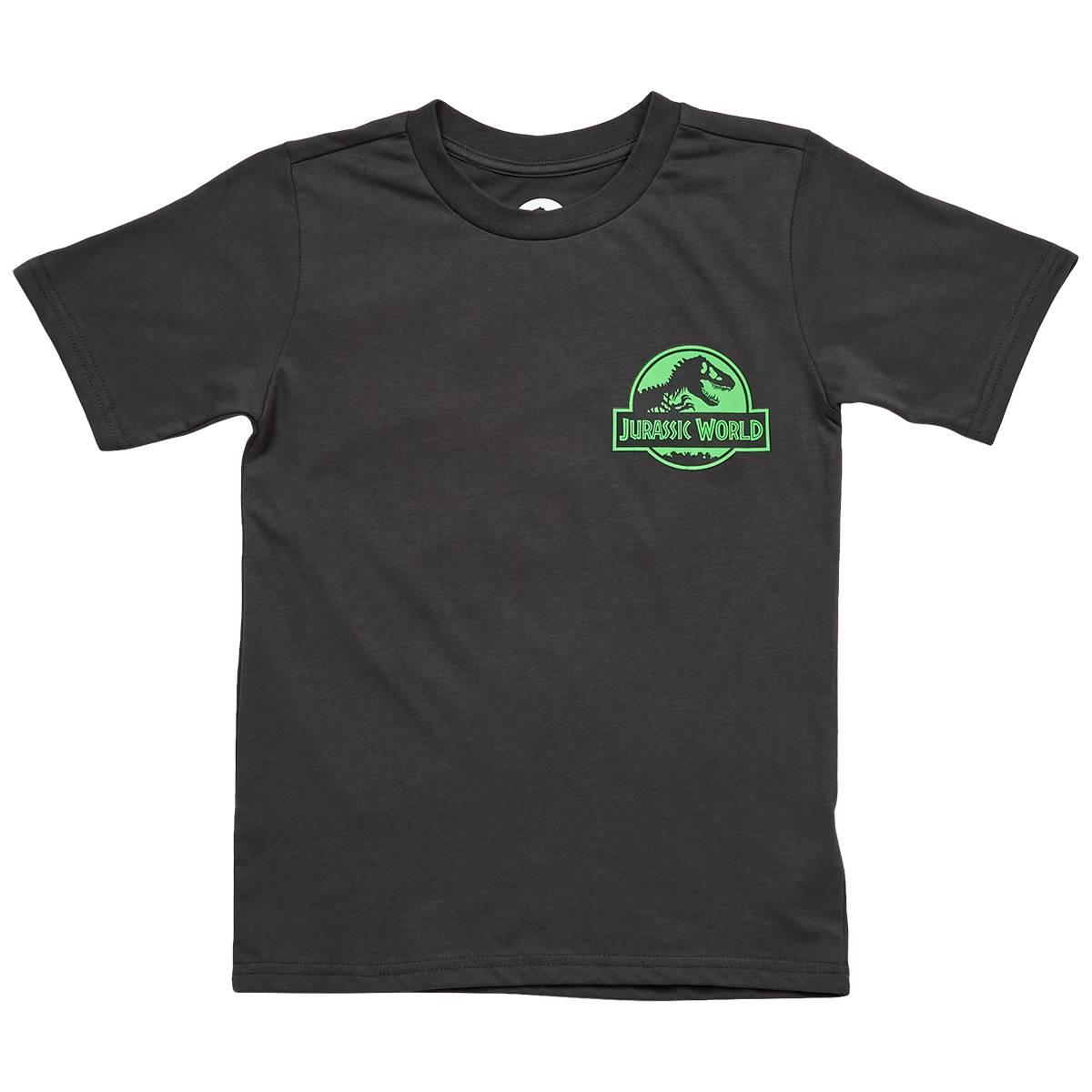 Boys (4-7) Jurassic World Short Sleeve Tee - Dark Grey