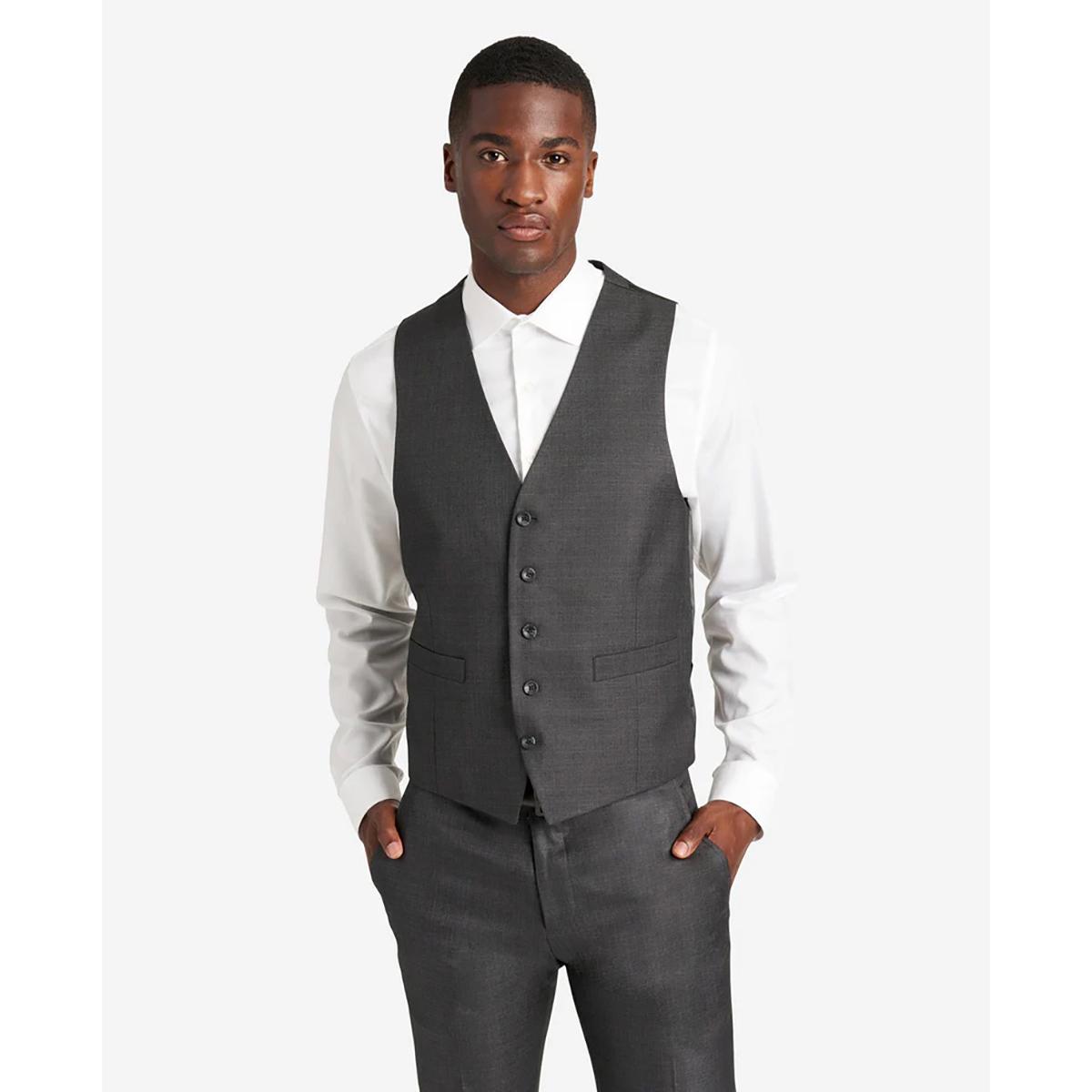 Mens Kenneth Cole® Marled Vest