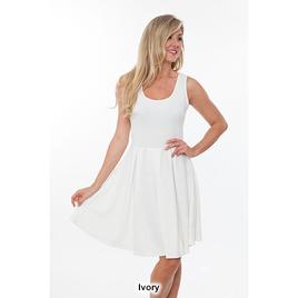 Womens White Mark Crystal Fit & Flare Dress