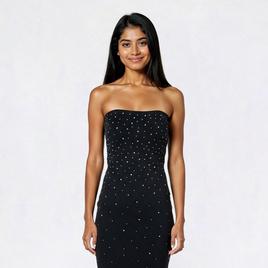 Juniors Madden Girl Rhinestone Strapless Midi Dress