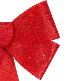 Northlight Seasonal LED Red Burlap Bow Christmas Décor