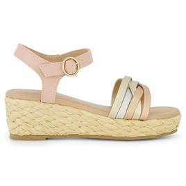 Big Girls Marc Fisher Marren Weave Wedge Sandals