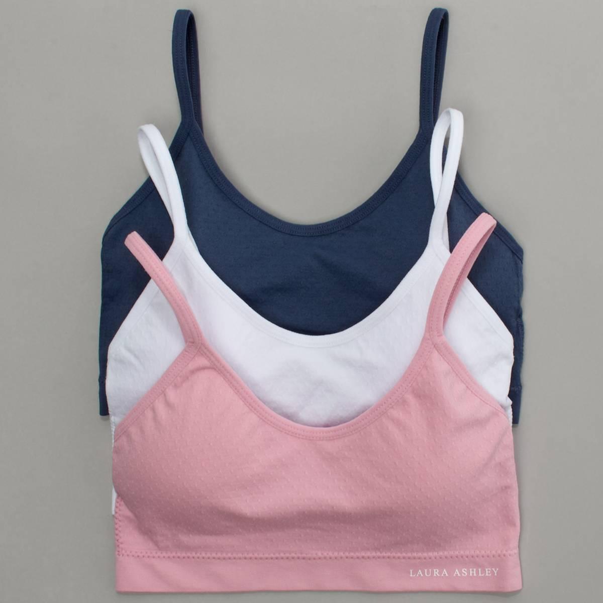 Womens Laura Ashley® 3pk. Seamless Bralettes LS6802-3PKP