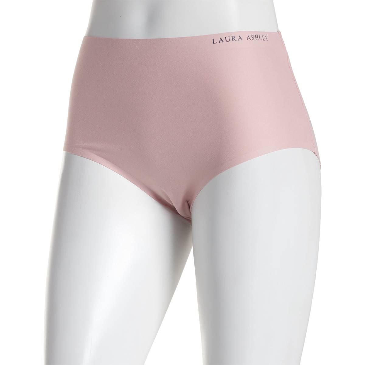 Womens Laura Ashley(R) Brushed Micro Laser Brief Panties LS4063CG