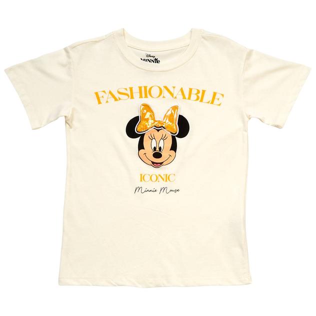Girls (7-16) Disney Short Sleeve Minnie Mouse Fashion Icon Tee
