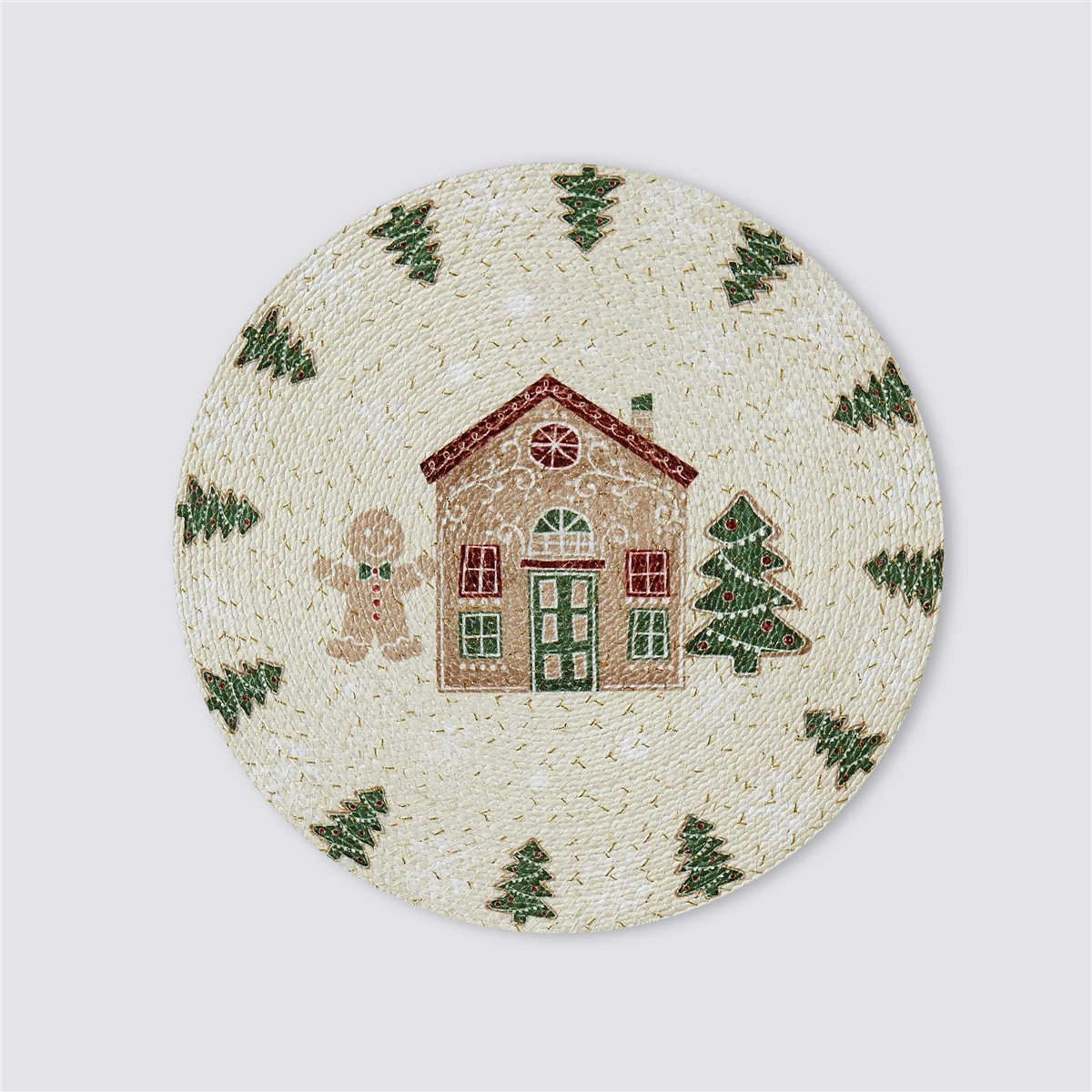 Avanti Linens Gingerbread Village Placemats - Set of 4