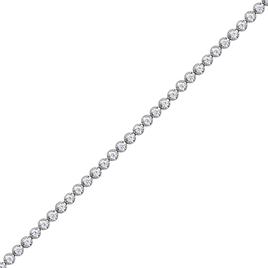 Nova Star® 7in. Sterling Silver 1ctw. Lab Grown Diamond Bracelet