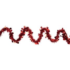 Northlight Seasonal 50ft. Red With Polka Dots Tinsel Garland
