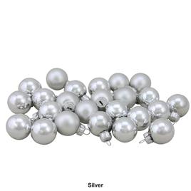 Northlight Seasonal 24ct. Glass Christmas Ball Ornaments
