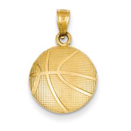 Gold Classics(tm) 14kt. Basketball Pendant