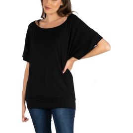 Womens 24/7 Comfort Apparel Loose Fit Dolman Top