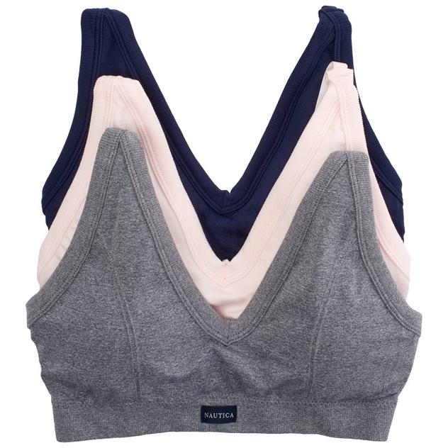 Womens Nautica 3pk. Seamless Lounge Bras NT7036-3PKD