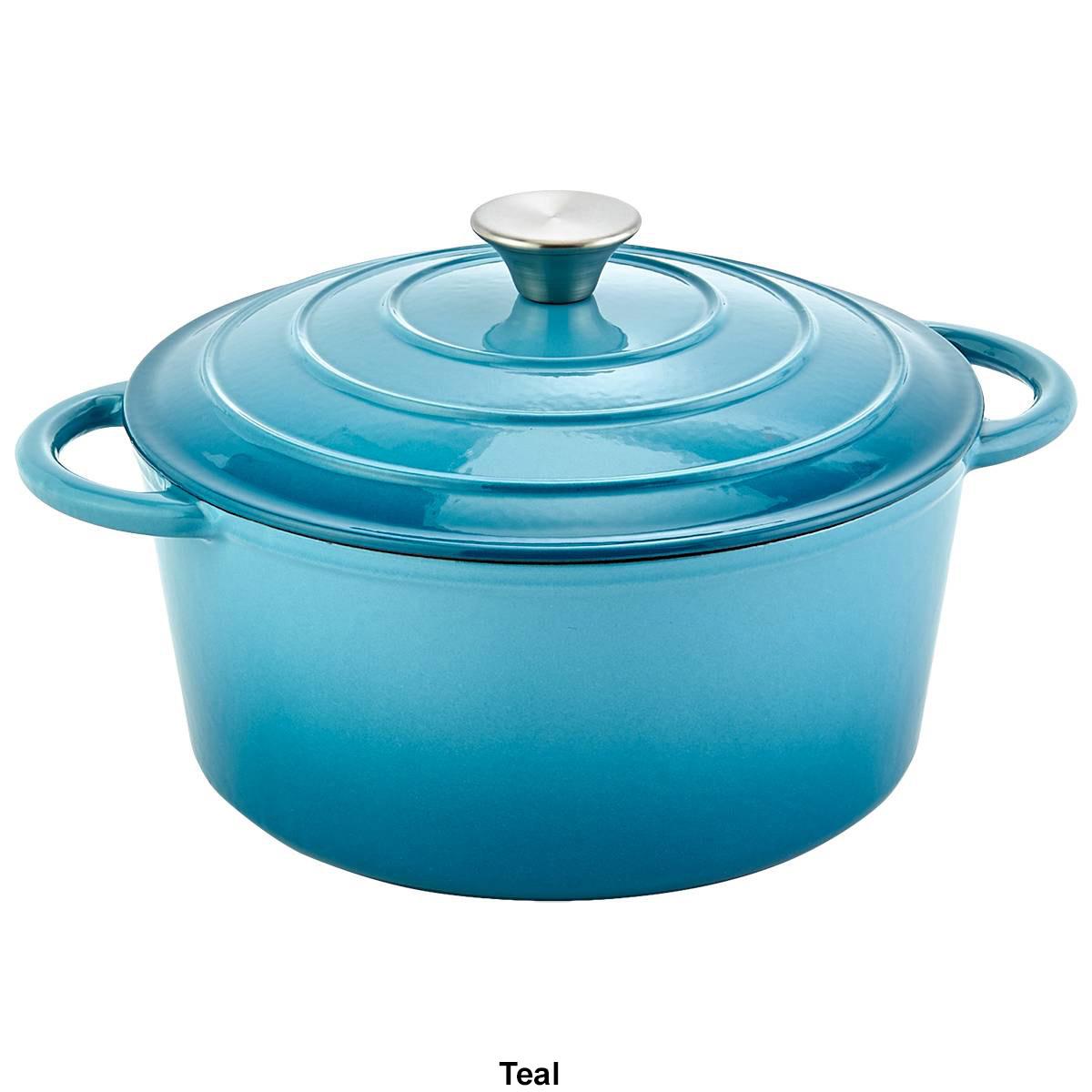 Healthy Living Enamel Cast Iron Dutch Oven- 5qt.