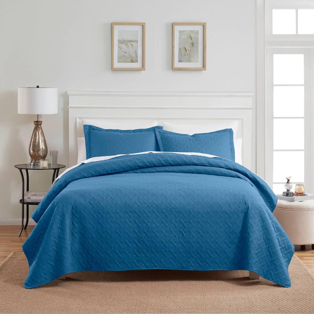 Dan River 2pc. Basket Pinsonic Quilt Set