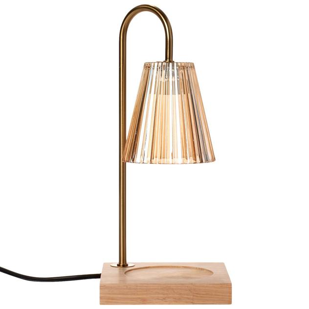 Mikasa® Amber Glass Shade Electric Candle Warmer