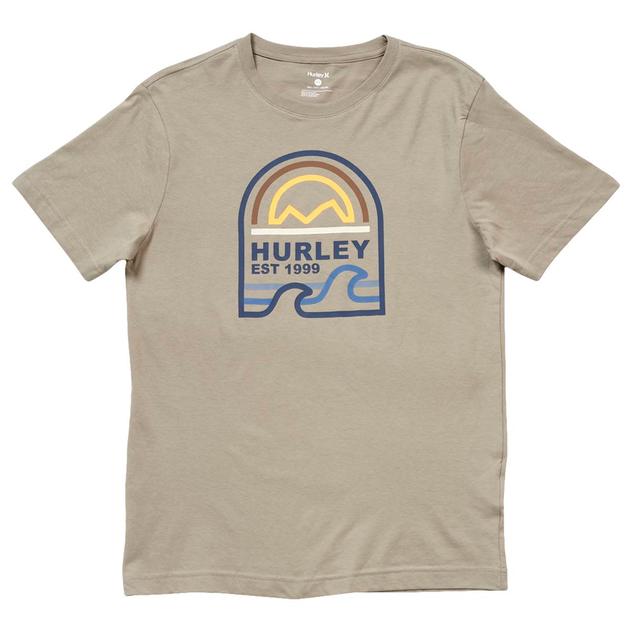 Young Mens Hurley Location Graphic Short Sleeve Tee