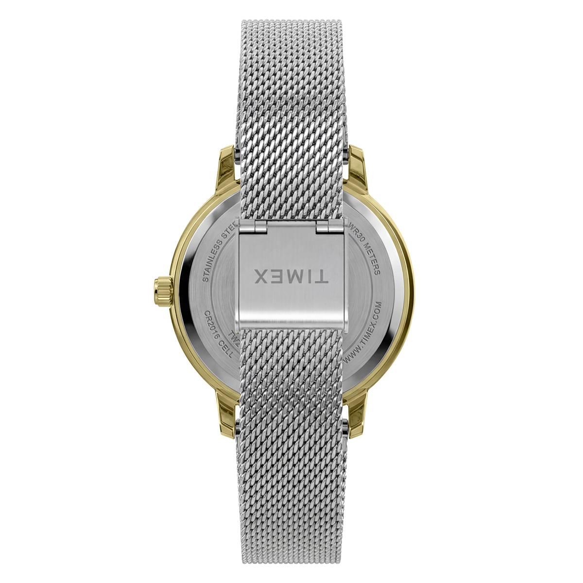 Womens Timex® Silver-Tone Mesh Bracelet Watch - TW2Y48800JT