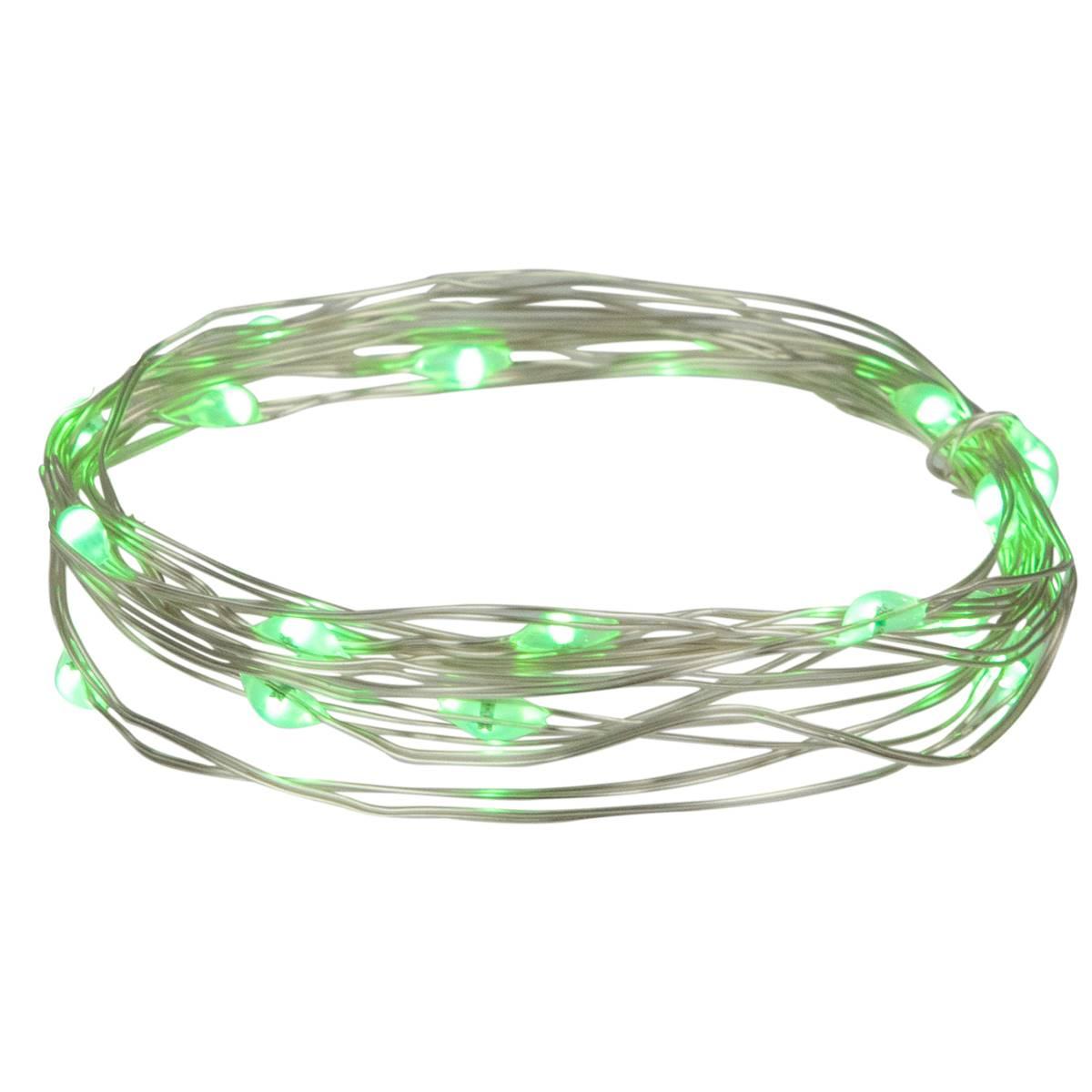Northlight Seasonal 20ct. Green LED Micro Fairy Christmas Lights