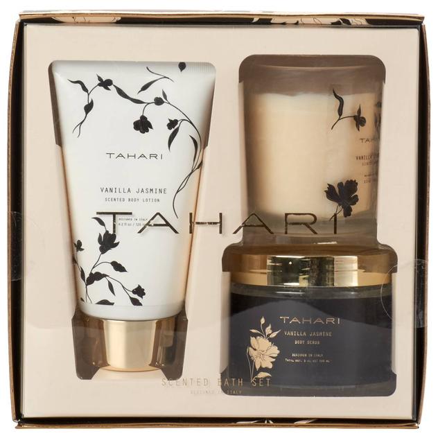 Tahari 3pc. Vanilla Jasmine Scented Bath Set