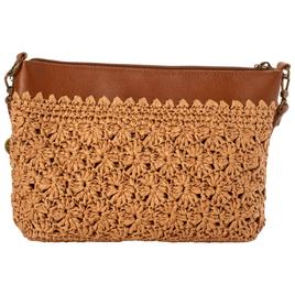 The Sak Lumi Crochet Crossbody - Neutral Primary Stripe
