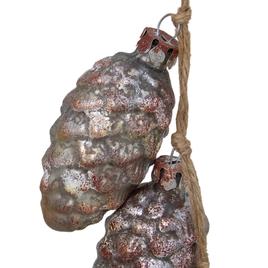 Northlight Seasonal Rust Mercury Christmas Pine Cone Ornament