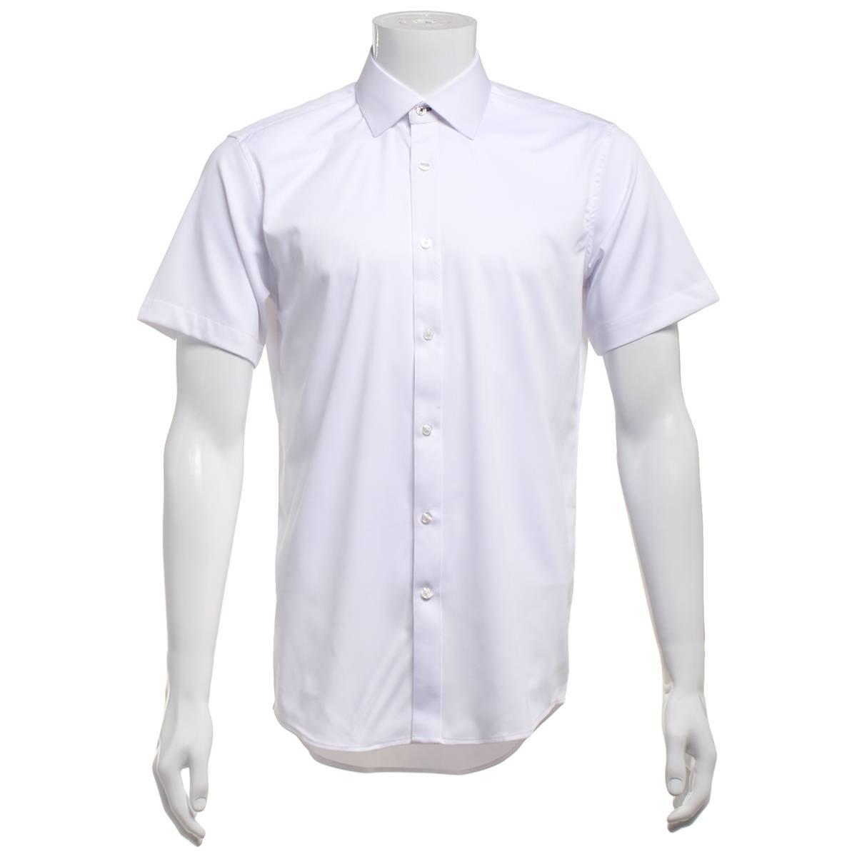 Mens Tom Baine Regular Fit Short Sleeve Textured Dress Shirt