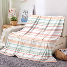 Spirit Linen Home™ Velvet Plush Watercolor Stripe Throw Blanket