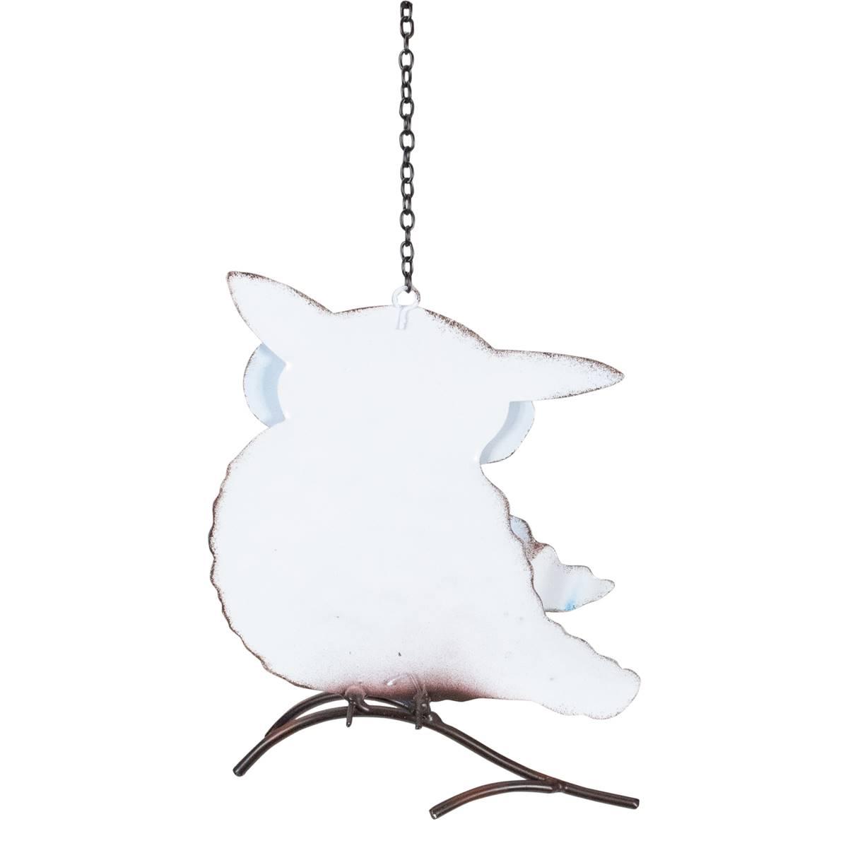 Northlight Seasonal 7.75in. Metal Owl Outdoor Wall Hanging