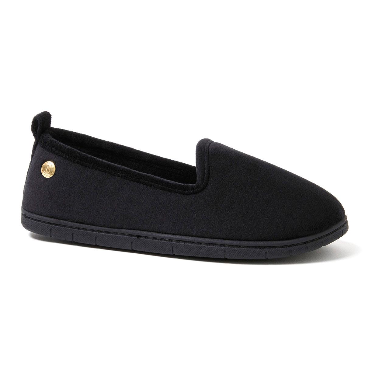 Womens Dearfoams Rachel Velour Closed Back Slippers